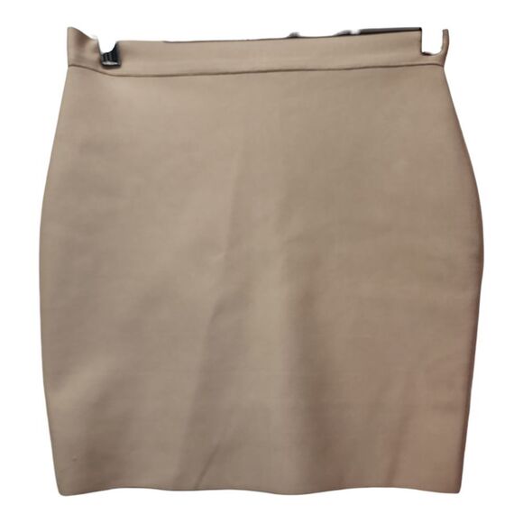 TIC TOC Dresses & Skirts - TIC TOC Bige Bodycon Mini Bandage Stretchy Skirt‎ Medium